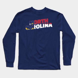 North Carolina vintage style retro souvenir Long Sleeve T-Shirt